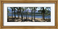 Framed dam on a farm in Hermon, South Africa