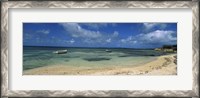 Framed Boats in the sea, North coast of Antigua, Antigua and Barbuda