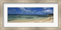 Framed Boats in the sea, North coast of Antigua, Antigua and Barbuda