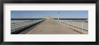 Framed Hut on a pier, Manhattan Beach Pier, Manhattan Beach, Los Angeles County, California (horizontal)