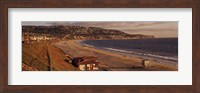 Framed High angle view of a coastline, Redondo Beach, Los Angeles County, California, USA