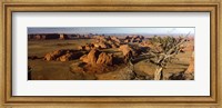 Framed Rock Formations from a Distance, Monument Valley, Arizona, USA