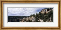 Framed Low angle view of a building, Grand Canyon Lodge, Bright Angel Point, North Rim, Grand Canyon National Park, Arizona, USA