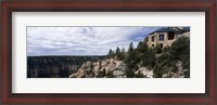 Framed Low angle view of a building, Grand Canyon Lodge, Bright Angel Point, North Rim, Grand Canyon National Park, Arizona, USA