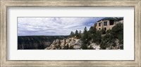 Framed Low angle view of a building, Grand Canyon Lodge, Bright Angel Point, North Rim, Grand Canyon National Park, Arizona, USA