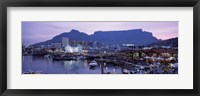 Framed Boats at a harbor, Victoria And Alfred Waterfront, Table Mountain, Cape Town, Western Cape Province, South Africa