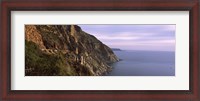 Framed Rock formations on the coast, Mt Chapman's Peak, Cape Town, Western Cape Province, South Africa