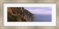 Framed Rock formations on the coast, Mt Chapman's Peak, Cape Town, Western Cape Province, South Africa