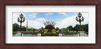 Framed Bridge with a tower in the background, Pont Alexandre III, Eiffel Tower, Paris, Ile-de-France, France