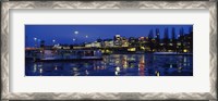 Framed Stockholm, Sweden at night