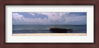 Framed Dhows in the ocean, Malindi, Coast Province, Kenya