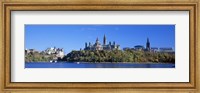 Framed Government building on a hill, Parliament Building, Parliament Hill, Ottawa, Ontario, Canada