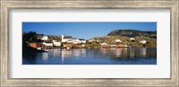 Framed Fishing village on an island, Salvage, Newfoundland, Newfoundland and Labrador, Canada