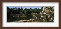 Framed Statues in a temple, Neak Pean, Angkor, Cambodia