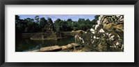 Framed Statues in a temple, Neak Pean, Angkor, Cambodia