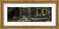 Framed Ruins of a temple, Banteay Kdei, Angkor, Cambodia
