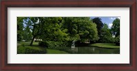 Framed Trees in a park, Queen Astrid Park, Bruges, West Flanders, Belgium