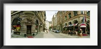 Framed Buildings in a city, Biblioteksgatan and Master Samuelsgatan streets, Stockholm, Sweden