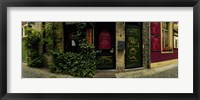 Framed Street corner, Patershol, Ghent, East Flanders, Flemish Region, Belgium