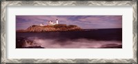 Framed Lighthouse on the coast, Nubble Lighthouse, York, York County, Maine