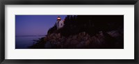 Framed Bass Head Lighthouse, Bass Harbor, Mount Desert Island, Maine