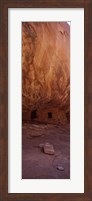 Framed Anasazi Ruins, Mule Canyon, Utah, USA