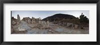 Framed Ruins of a temple, Temple of Domitian, Curetes Way, Ephesus, Turkey