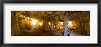 Framed Interiors of a prehistoric cave, Karain Cave, Ciglik, Antalya, Turkey