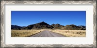 Framed Desert road from Aus to Sossusvlei, Namibia