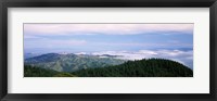 Framed View of San Francisco from Mt Tamalpais, Marin County, California, USA