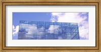 Framed Sky reflected on a building, Kunstmuseum Stuttgart, Stuttgart, Baden-Wurttemberg, Germany