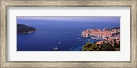 Framed Buildings at the waterfront, Dubrovnik, Dalmatia, Croatia