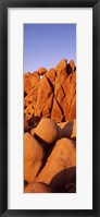 Framed Rock formations on a landscape, Twenty Nine Palms, San Bernardino County, California, USA