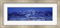 Framed Tourists at a ski resort, Mt Werner, Steamboat Springs, Routt County, Colorado, USA