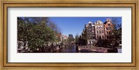 Framed Buildings in a city, Amsterdam, North Holland, Netherlands