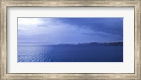 Framed Rain storm in the sea, Bodrum, Mugla Province, Aegean Region, Turkey