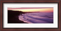 Framed Tide on the beach, California, USA