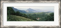 Framed Buildings in a valley, Transylvania, Romania