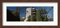 Framed Trees in front of a hotel, Beverly Hills Hotel, Beverly Hills, Los Angeles County, California, USA
