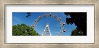 Framed Prater Park Ferris wheel, Vienna, Austria