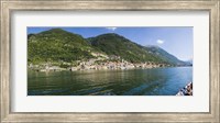 Framed Town at the waterfront, Sala Comacina, Lake Como, Como, Lombardy, Italy