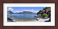Framed Boats on Lake Como