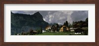 Framed Buildings in a village, Engelberg, Obwalden Canton, Switzerland