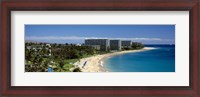 Framed Kaanapali Beach, Maui, Hawaii