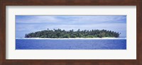 Framed Island in the sea, Indonesia