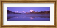 Framed Reflection of mountains in a river, Oxbow Bend, Snake River, Grand Teton National Park, Teton County, Wyoming, USA