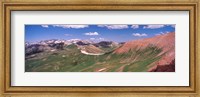 Framed Mountain range, Crested Butte, Gunnison County, Colorado