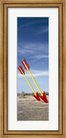 Framed Twin arrows in the field, Route 66, Arizona