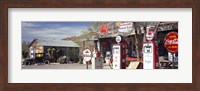 Framed Gas Station on Route 66, Hackenberry, Arizona