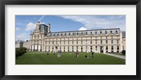 Framed Facade of a museum, Musee Du Louvre, Paris, Ile-de-France, France